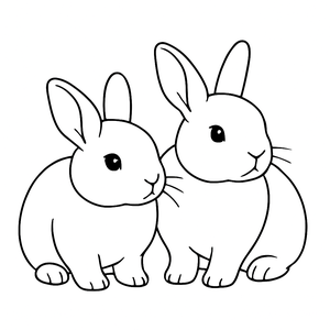 Two Dwarf Rabbits